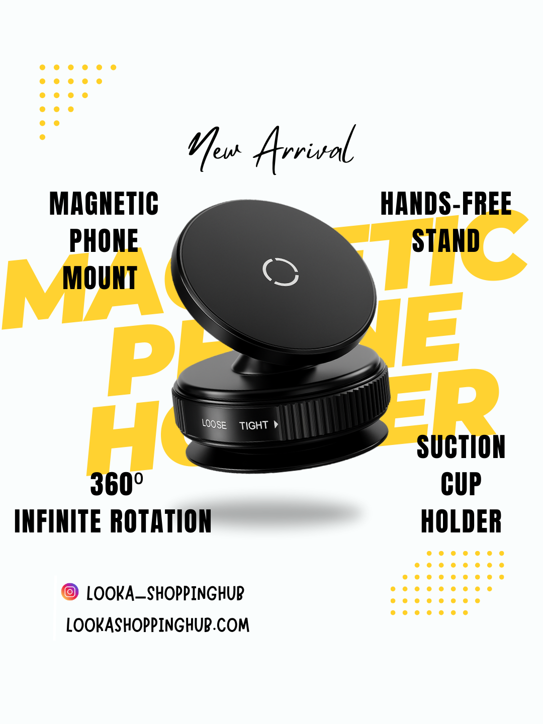 X199 Magnetic Suction Phone Holder